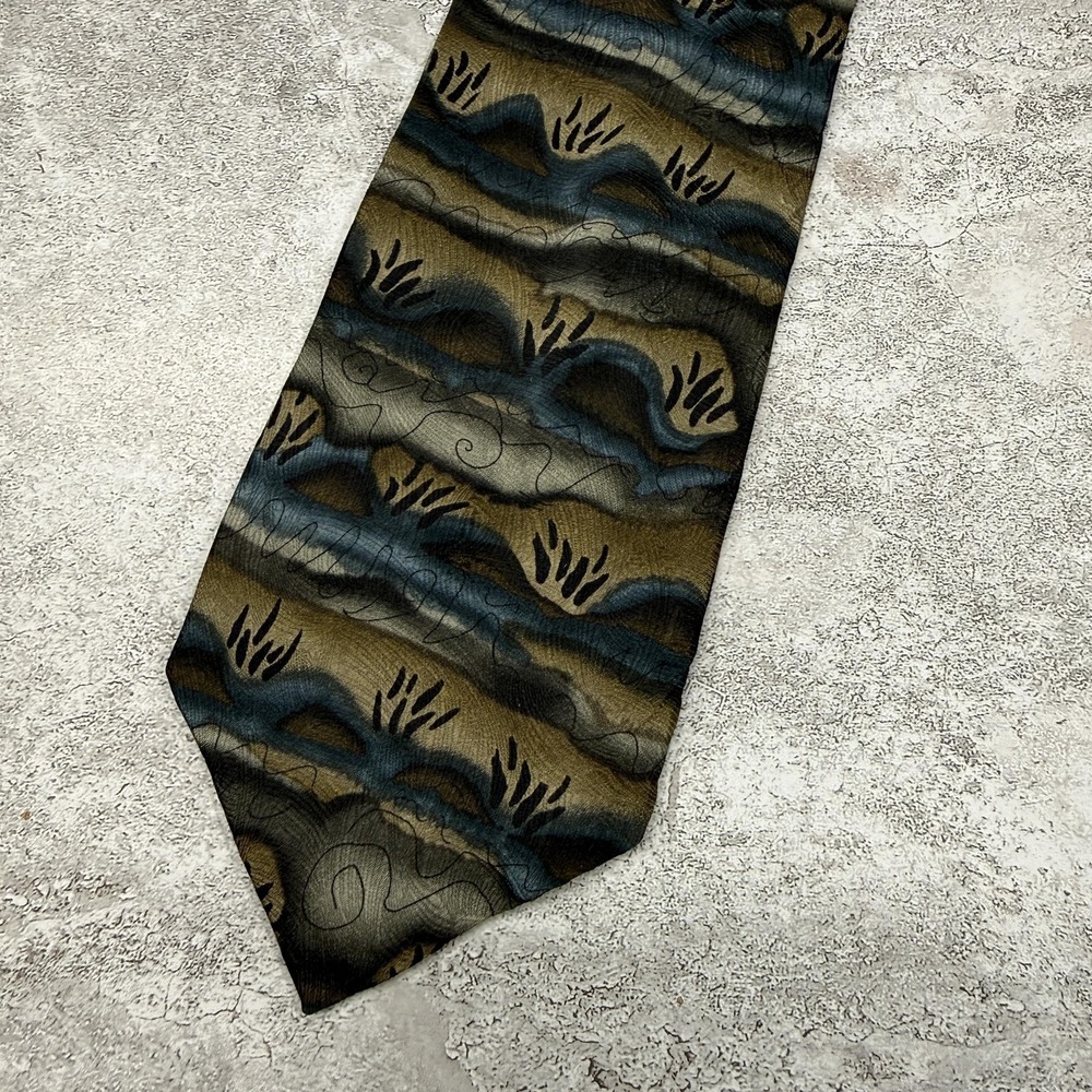 Vintage‎ J. Garcia Silk Tie Mens One Size Multicolor Duck Hunting Necktie 90s